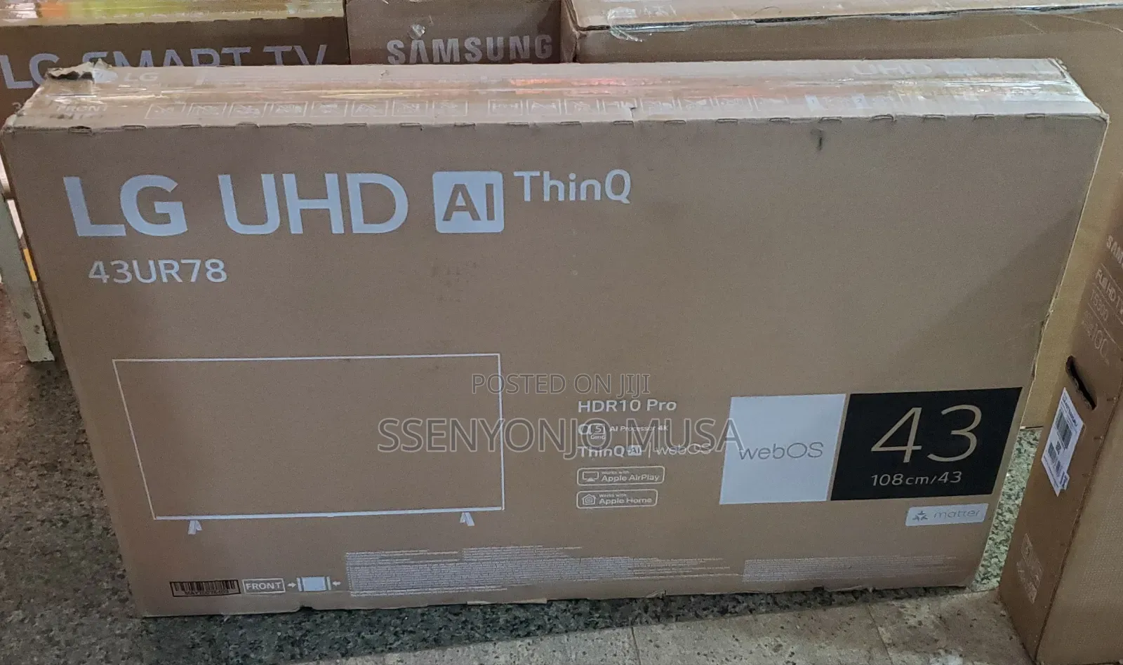 Lg 43 Inches Smarttv Uhd 43uq7550 – Ai Thinq, Webos, Hdr10 Pro