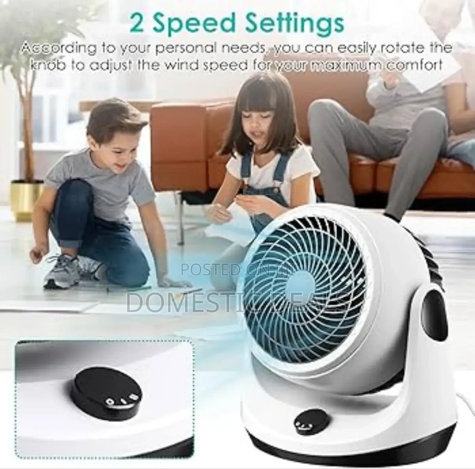 Small Mini Desk Office Fan, Table Air Circulation Fan
