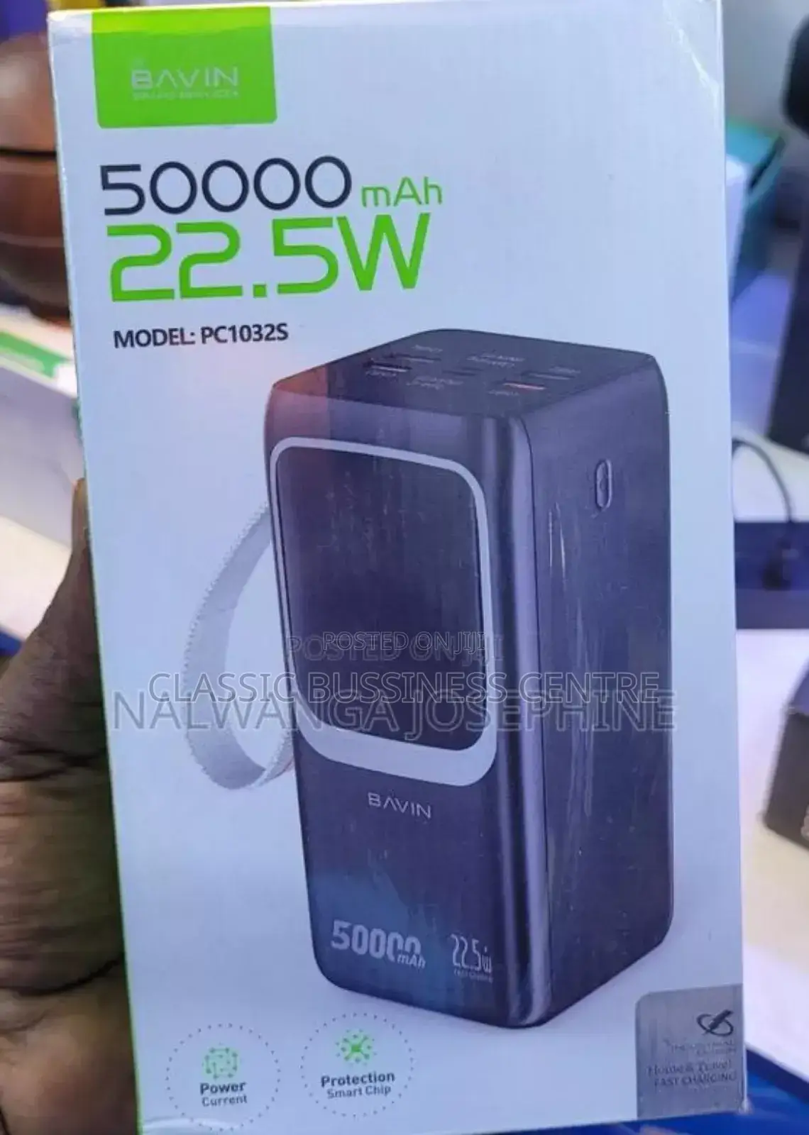 59000mah Fast Charge Bavin/22.5w Bavin Powerbank 50000mah