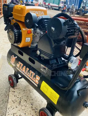 Gasoline Air Compressor Double Piston 50L