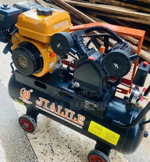Gasoline Air Compressor Double Piston 50L