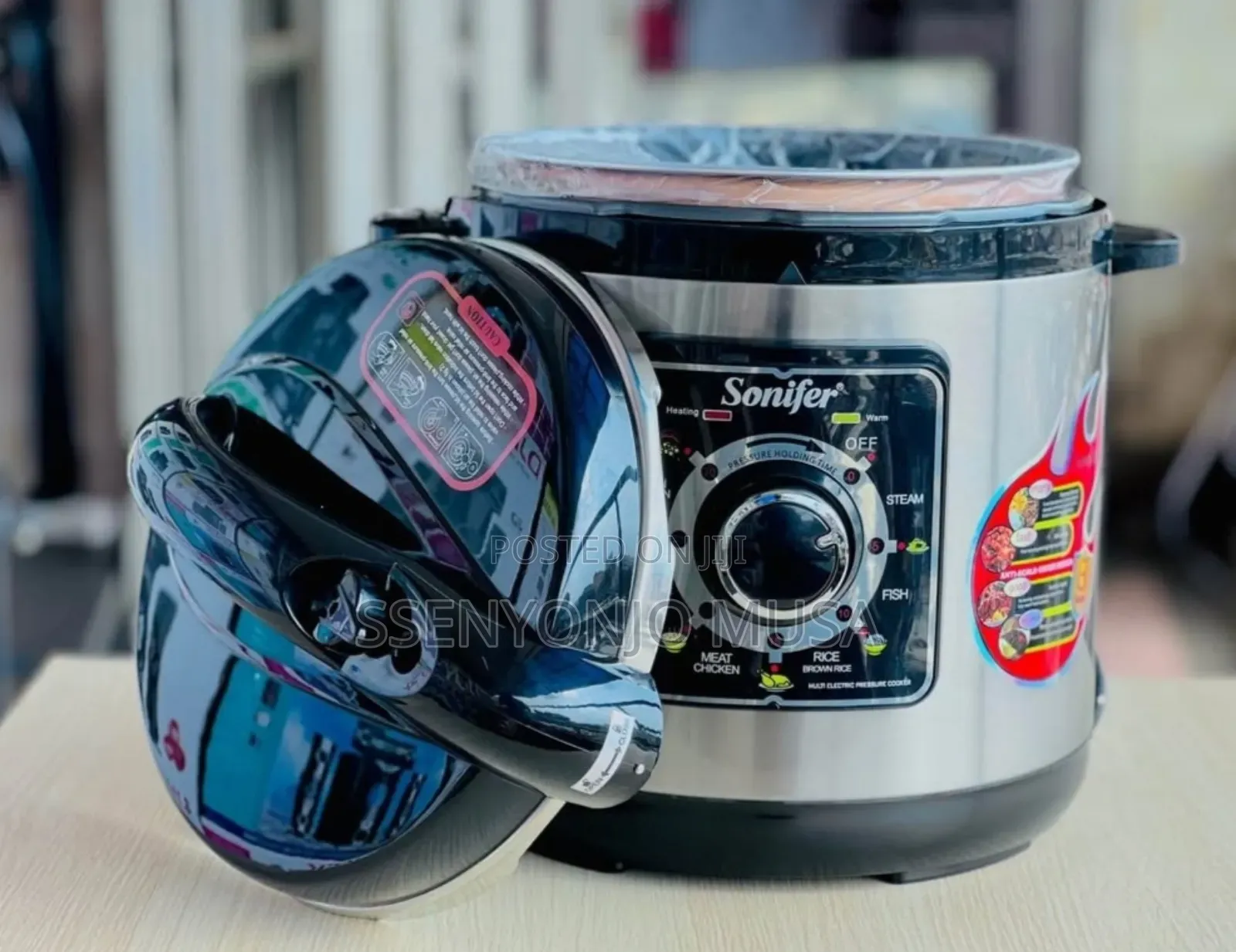 Sonifer Electric Pressure Cooker 8l - Sf-4013, 1300w