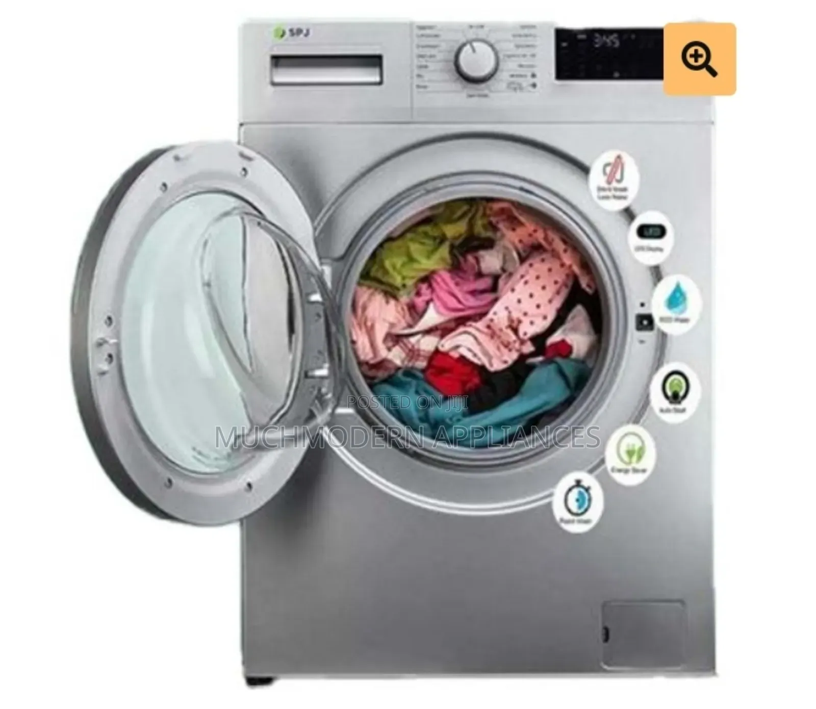 SPJ 8 Kg Automatic Front Load Washing Machine