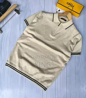 Crush Knit Zipper T-Shirt
