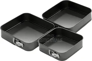 3pcs Square Cake Baking Mould