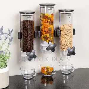 Wall Mounted Triple Cereal Dispenser