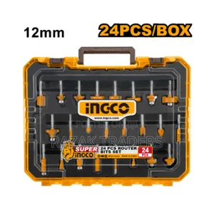 Ingco – 24 PCS Router Bits Set – AKRT24122
