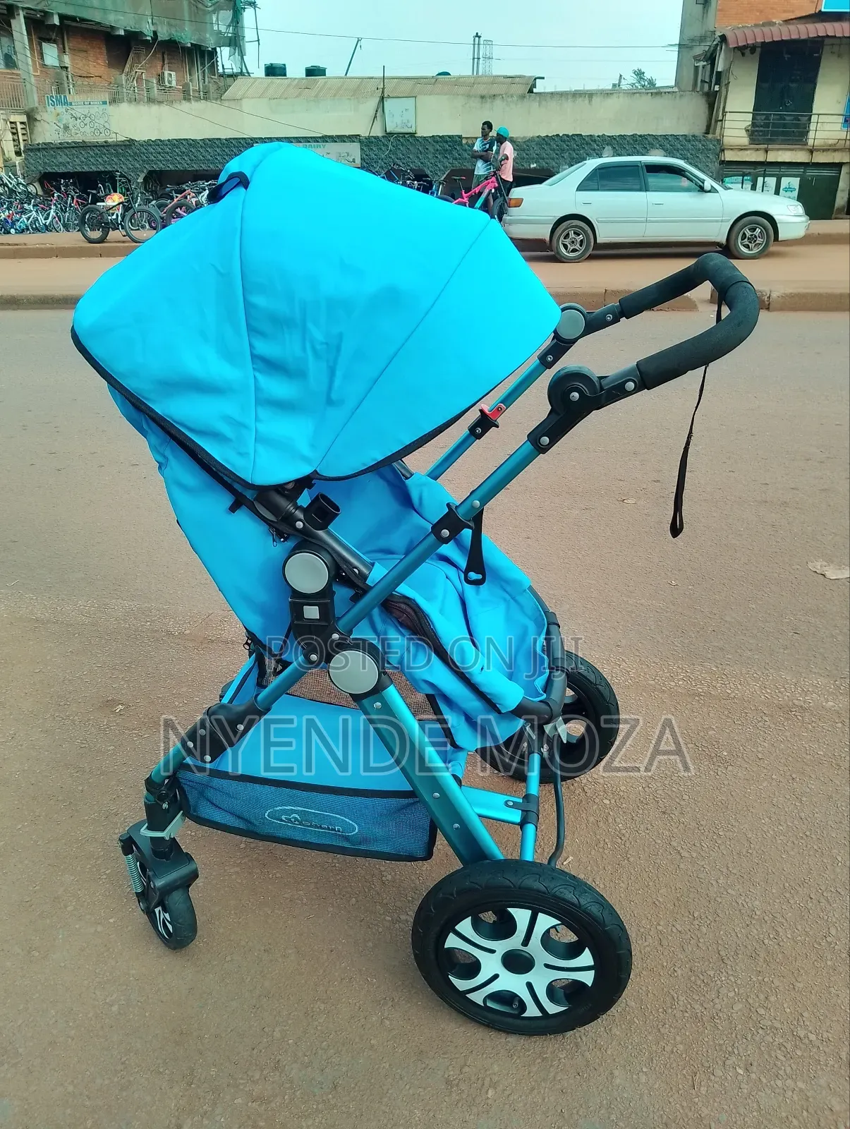 Modern Blue Stroller