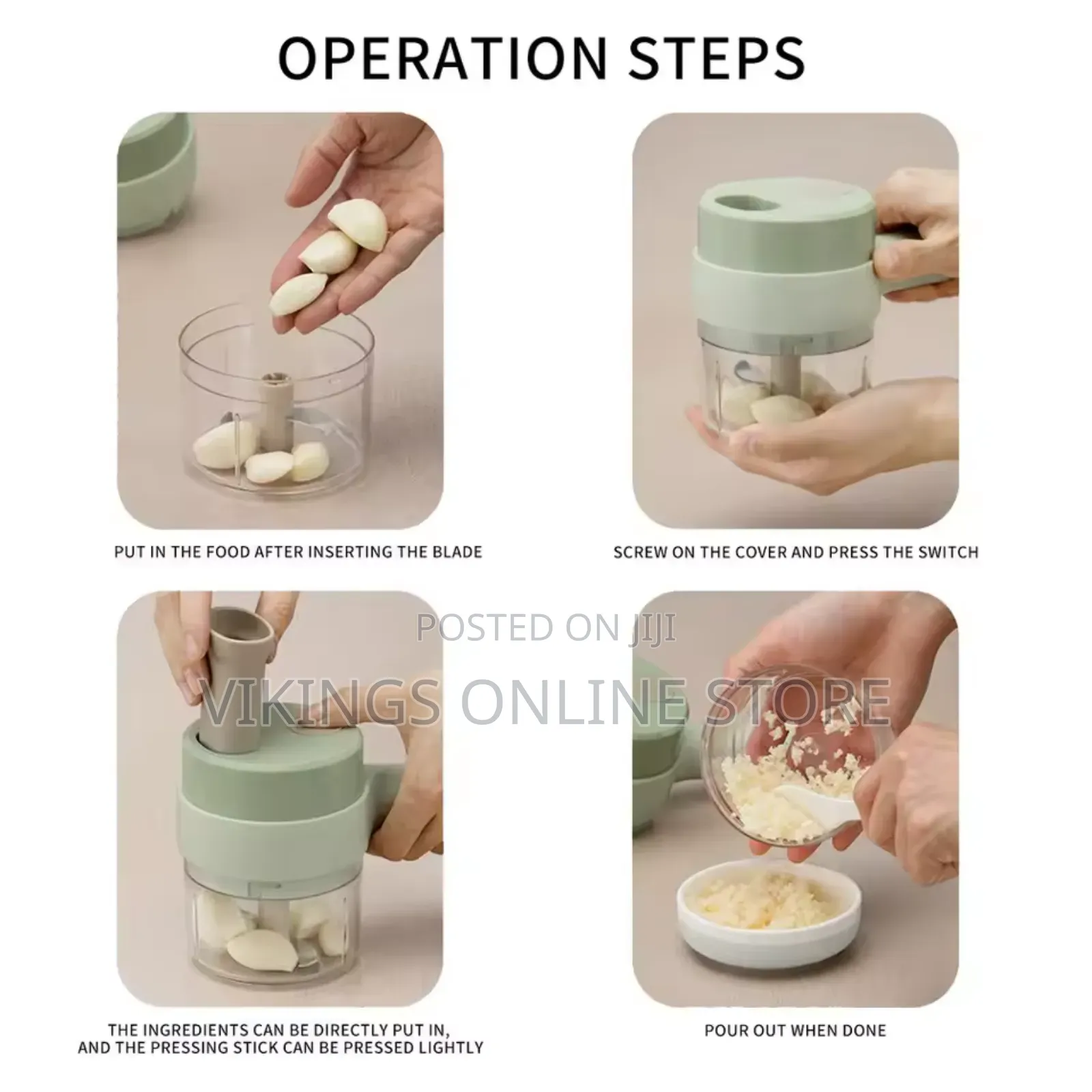 Meat Grinder Heavy Duty Ginger Garlic Crusher Mixer