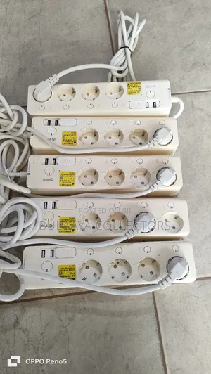 Power Extensions With USB Charger, UK Used