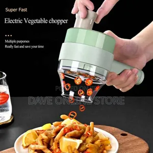 Rechargeable Electric Garlic Press, Wireless, Kitchen Mincer