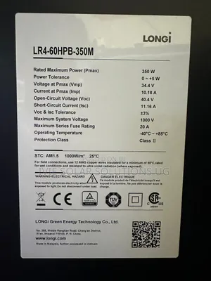Mono Solar Panels 350watts