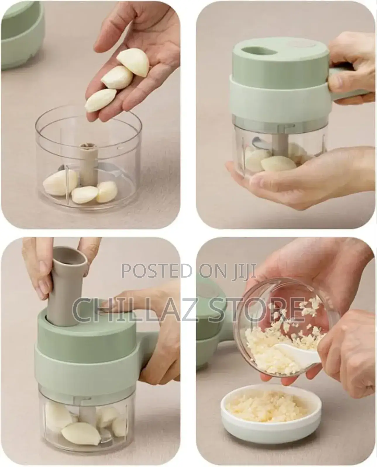 4 in 1 Handheld Electric Vegetable Cutter Set,