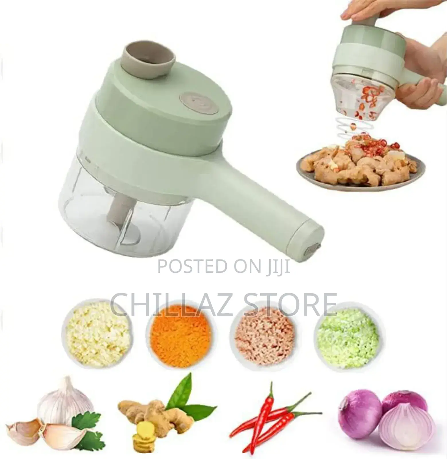 4 in 1 Handheld Electric Vegetable Cutter Set,