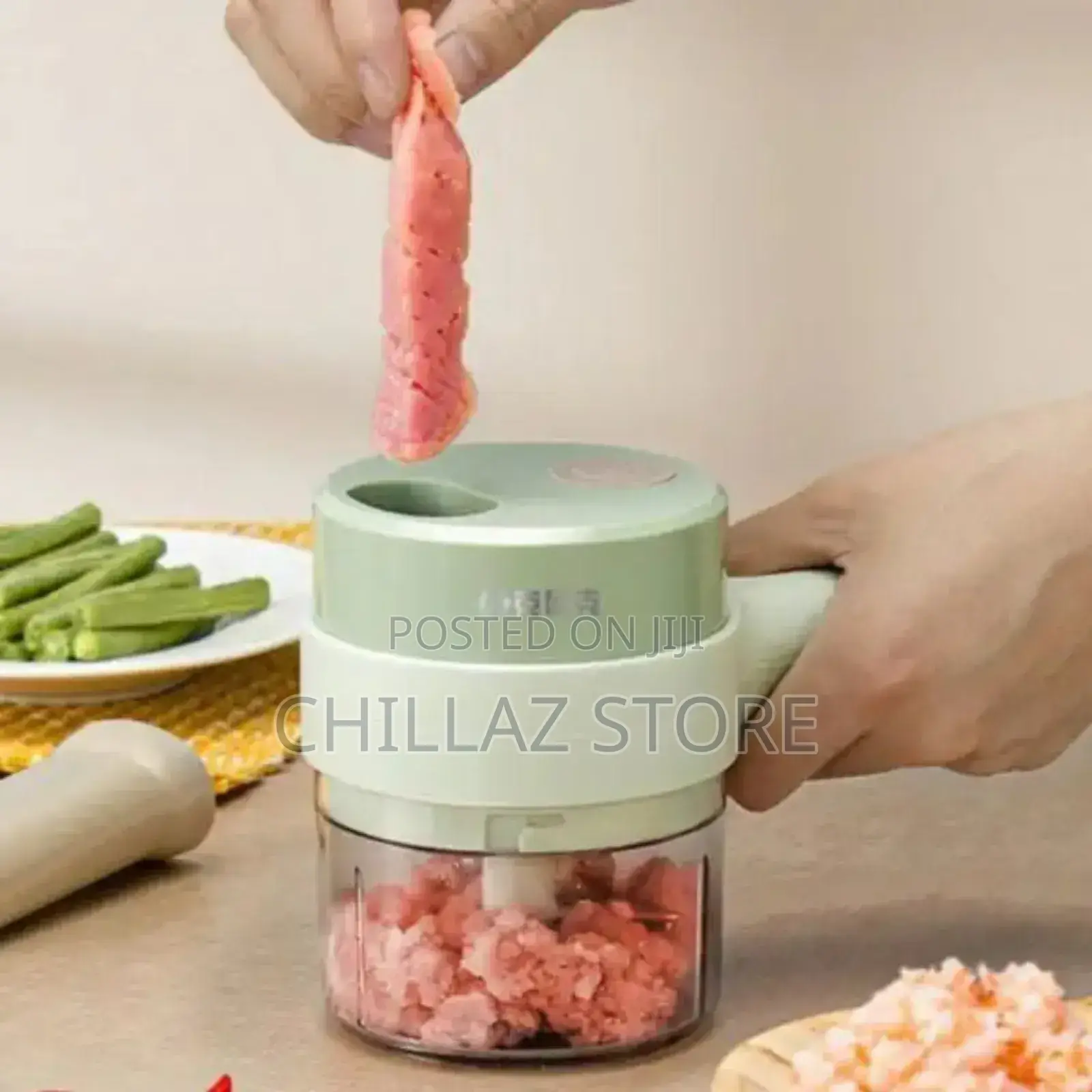 4 in 1 Handheld Electric Vegetable Cutter Set,