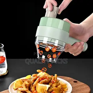 Portable Handheld Garlic Press Vegetable Slicer Cutter Set