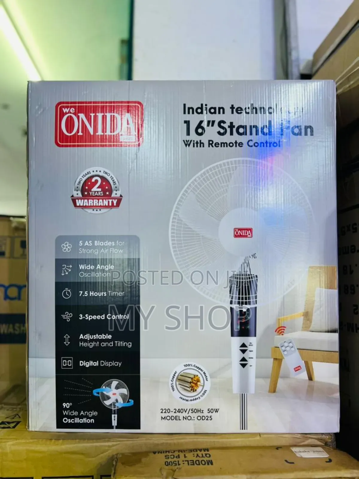 Stand Remote Fan
