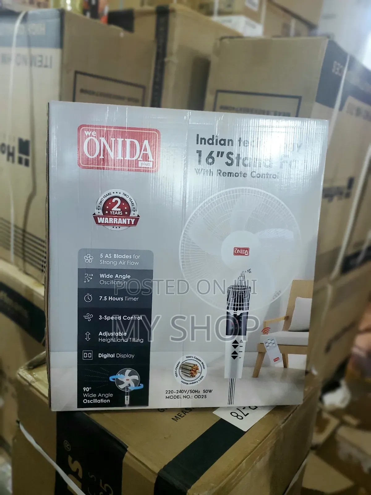 Stand Remote Fan