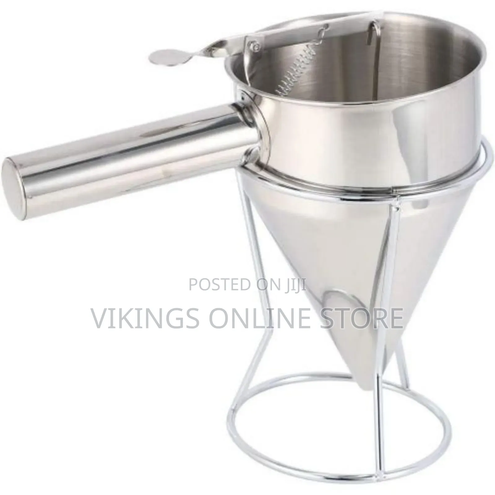 Donut Dispenser Cream Dosing Funnel for Sauce -Silver