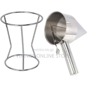 Donut Dispenser Cream Dosing Funnel for Sauce -Silver
