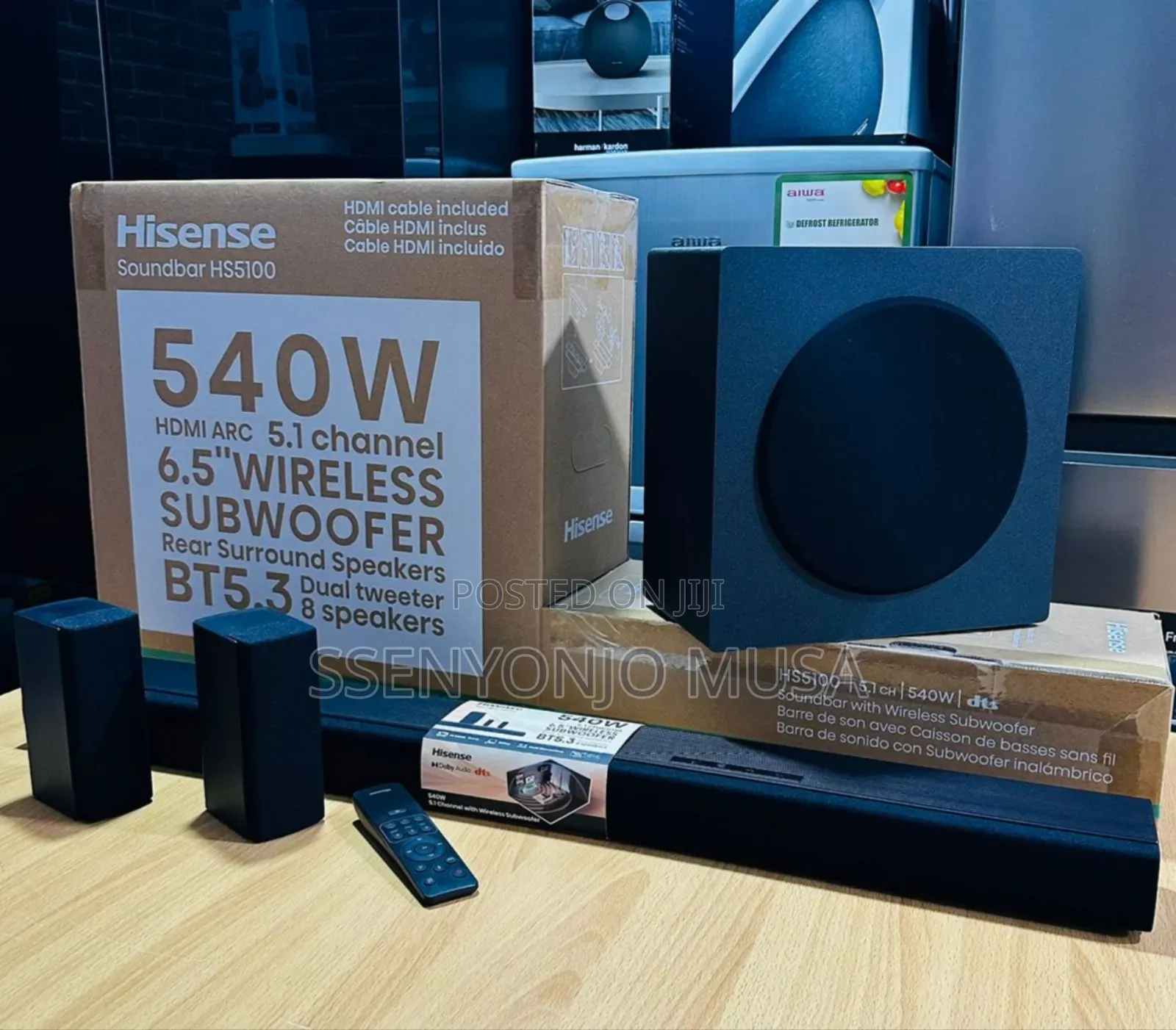 Hisense Soundbar 5.1 Channel 540w Home Theater System