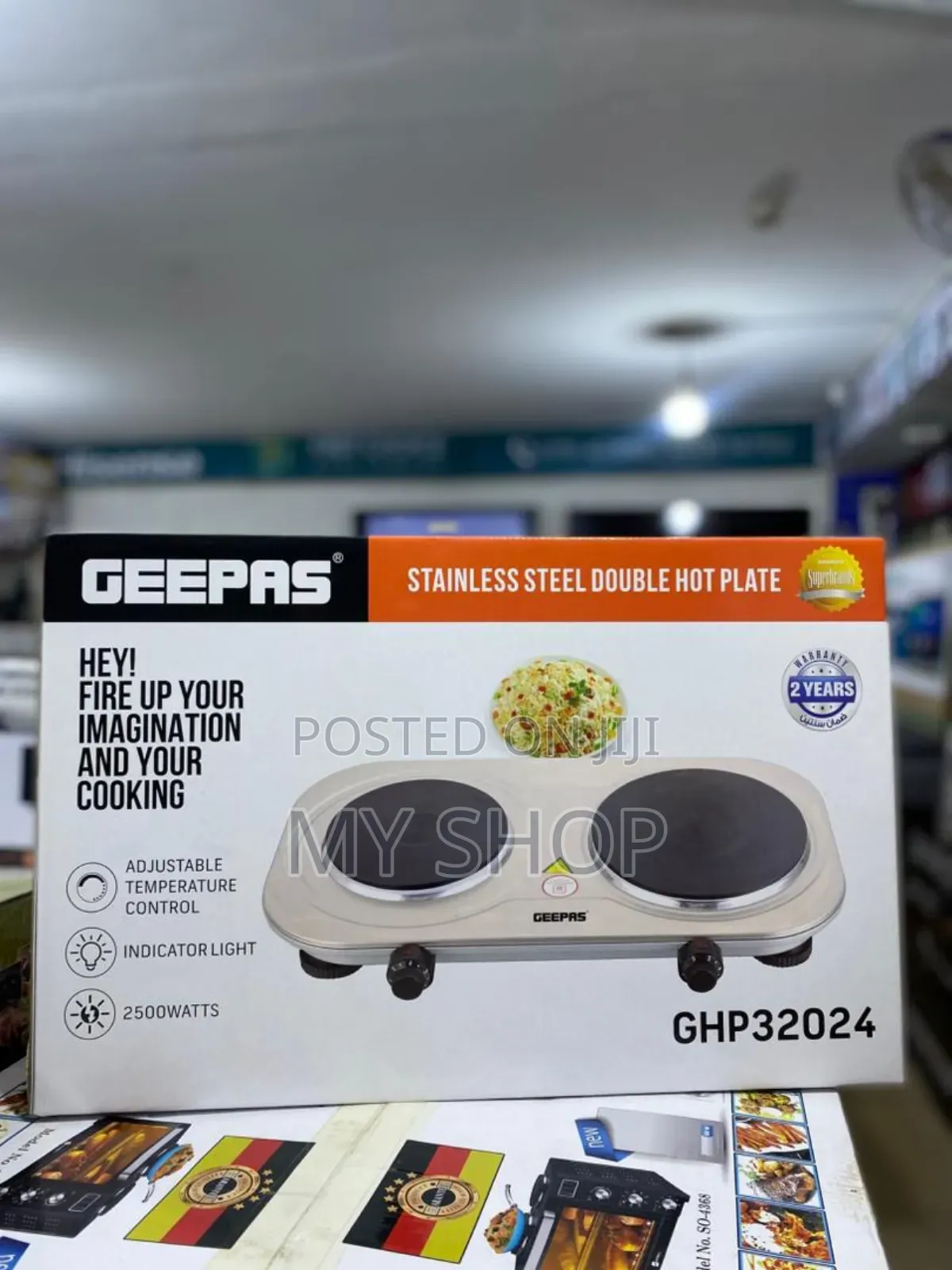 Double Hotplate Geepas