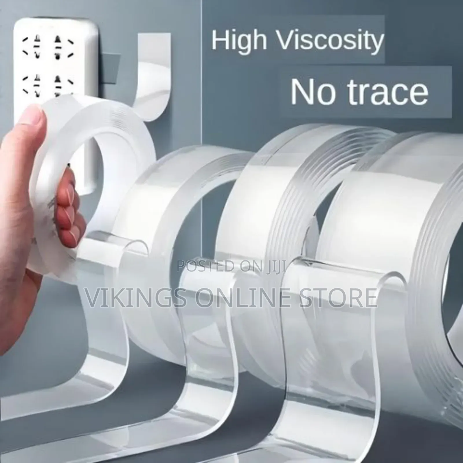 Heavy Duty Enhanced 2mm Thick Nano 5m Double-Sided Tape