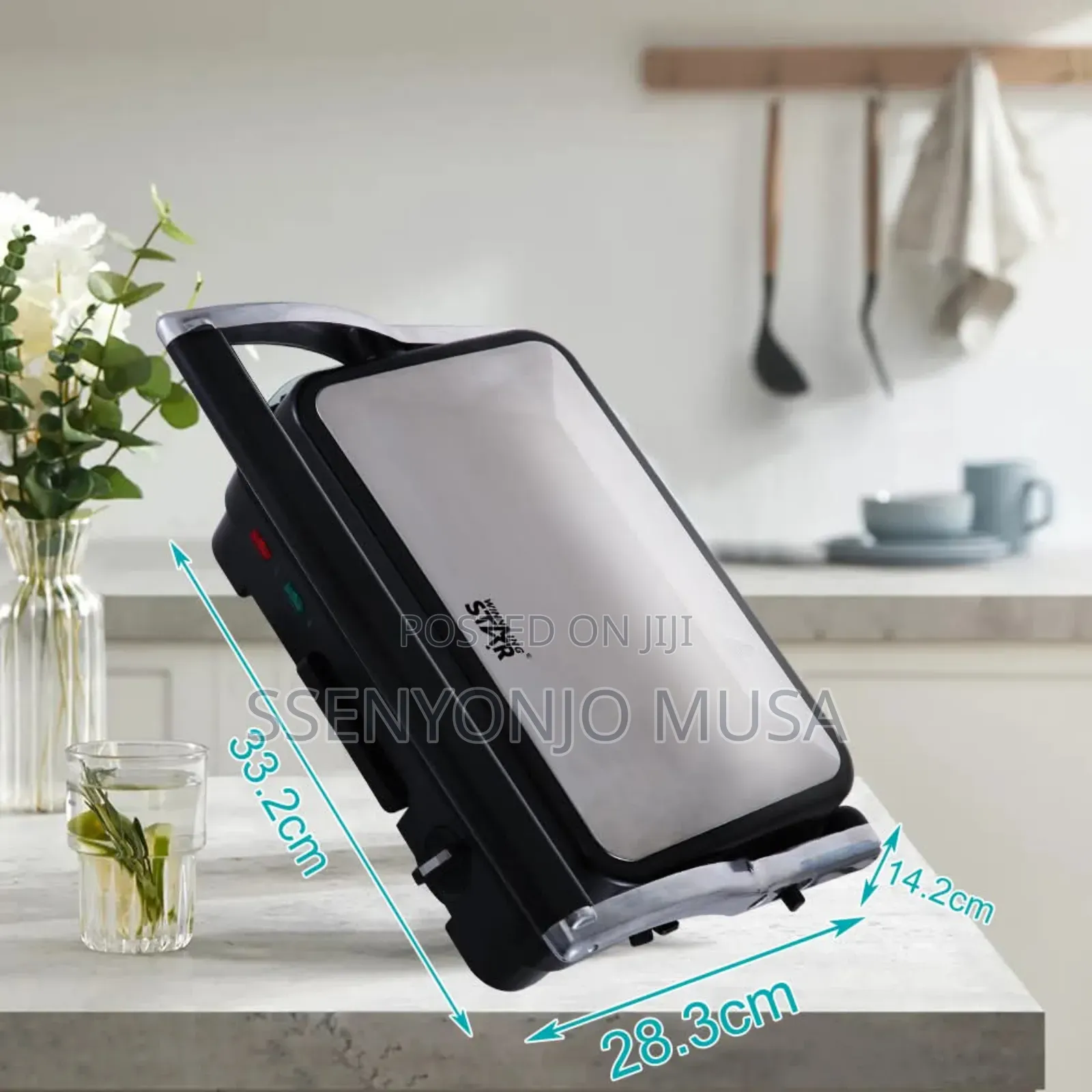 Winningstar Panini Maker Stainless Steel 850w High Power.