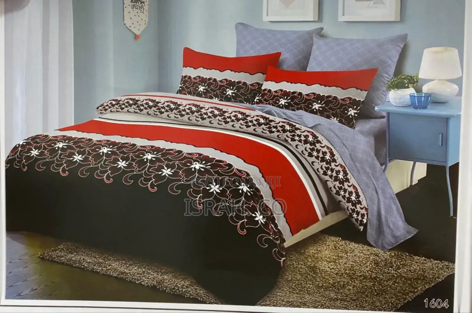 6x6 Cotton Bed Cover 4pcs