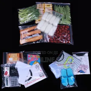 100 PCS PE Self Sealing Clear Packaging Bag