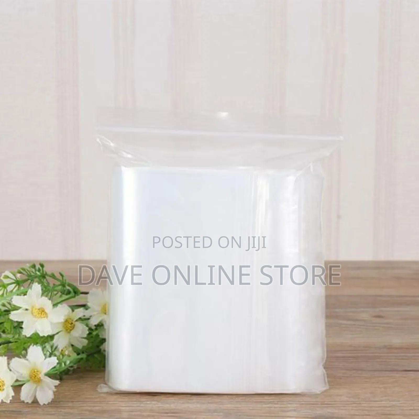 100 PCS PE Self Sealing Clear Packaging Bag
