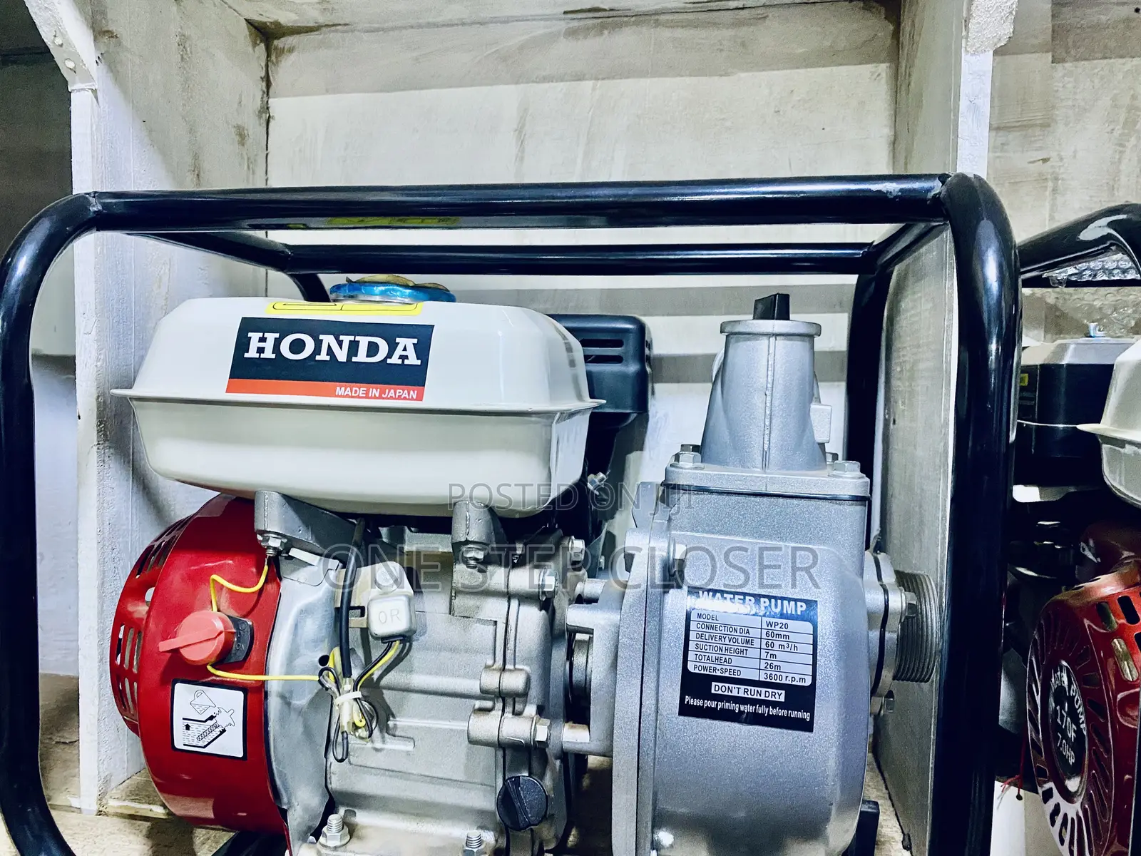 Honda Generetor Water Pump /Honda Water Pump Japan Make