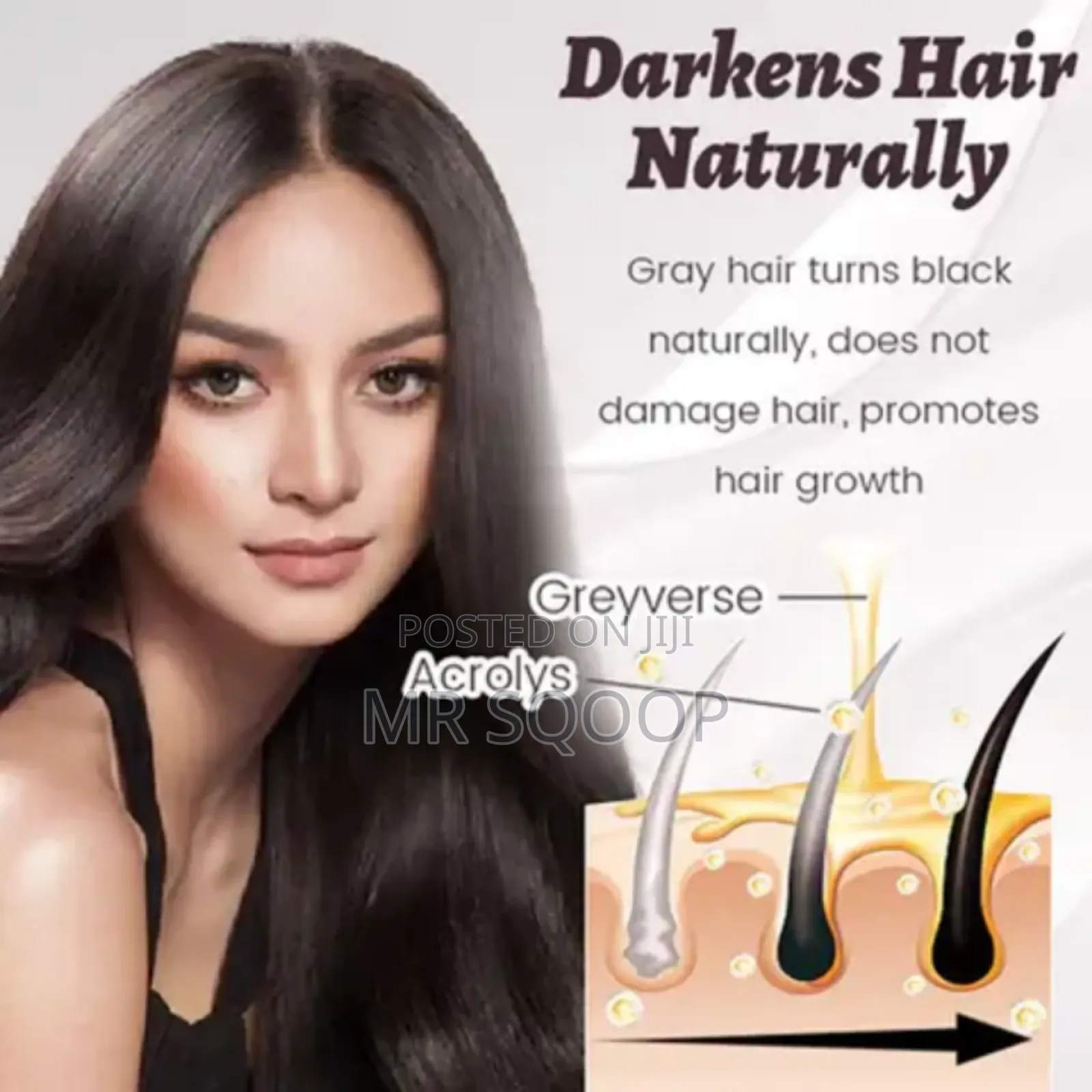 Jaysuing Anti White Grey Hair Treatment Restoration Spray