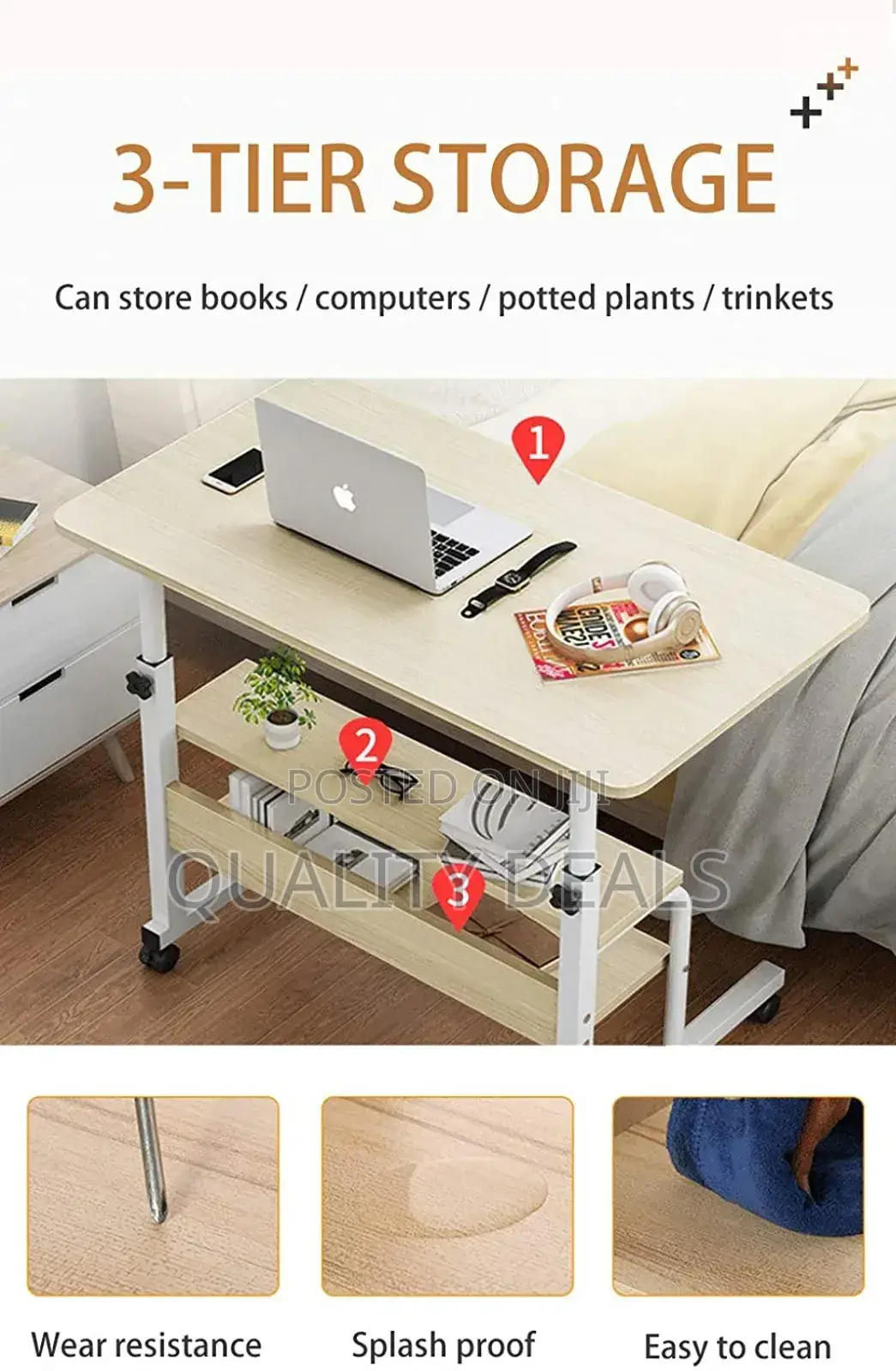 Adjustable Multifunction Laptop Table