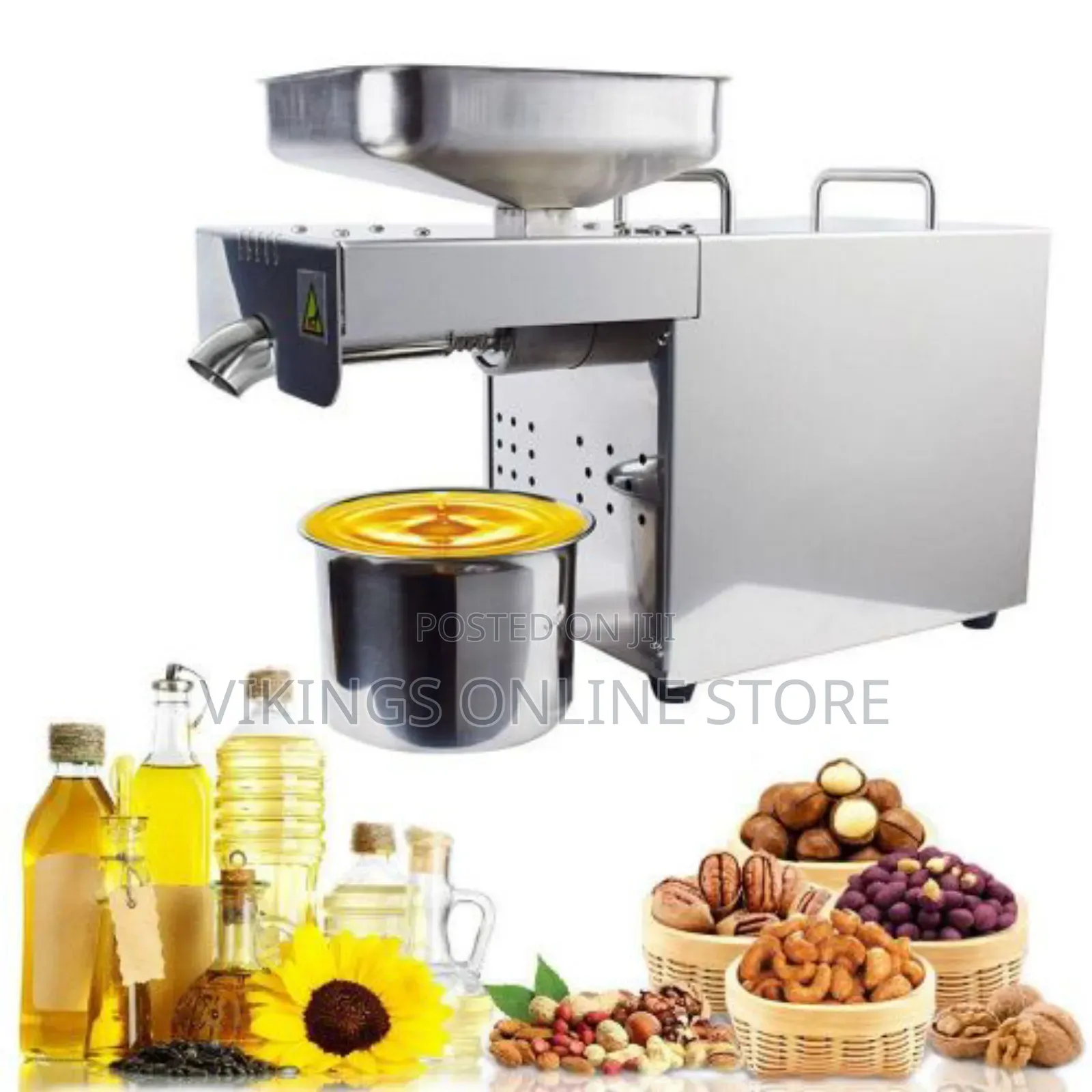 Commercial Grade Stainless Steel Oil Press Machine