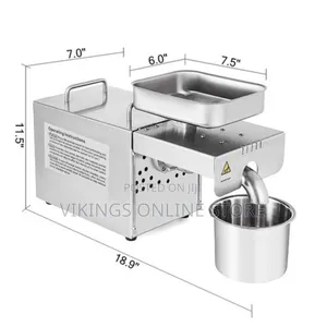 Commercial Grade Stainless Steel Oil Press Machine