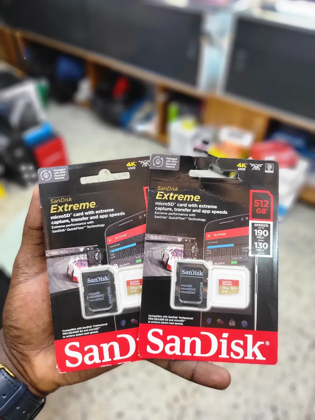 Gopro Sandisk EXTREME 512gb (190mb/S) Memory Cards