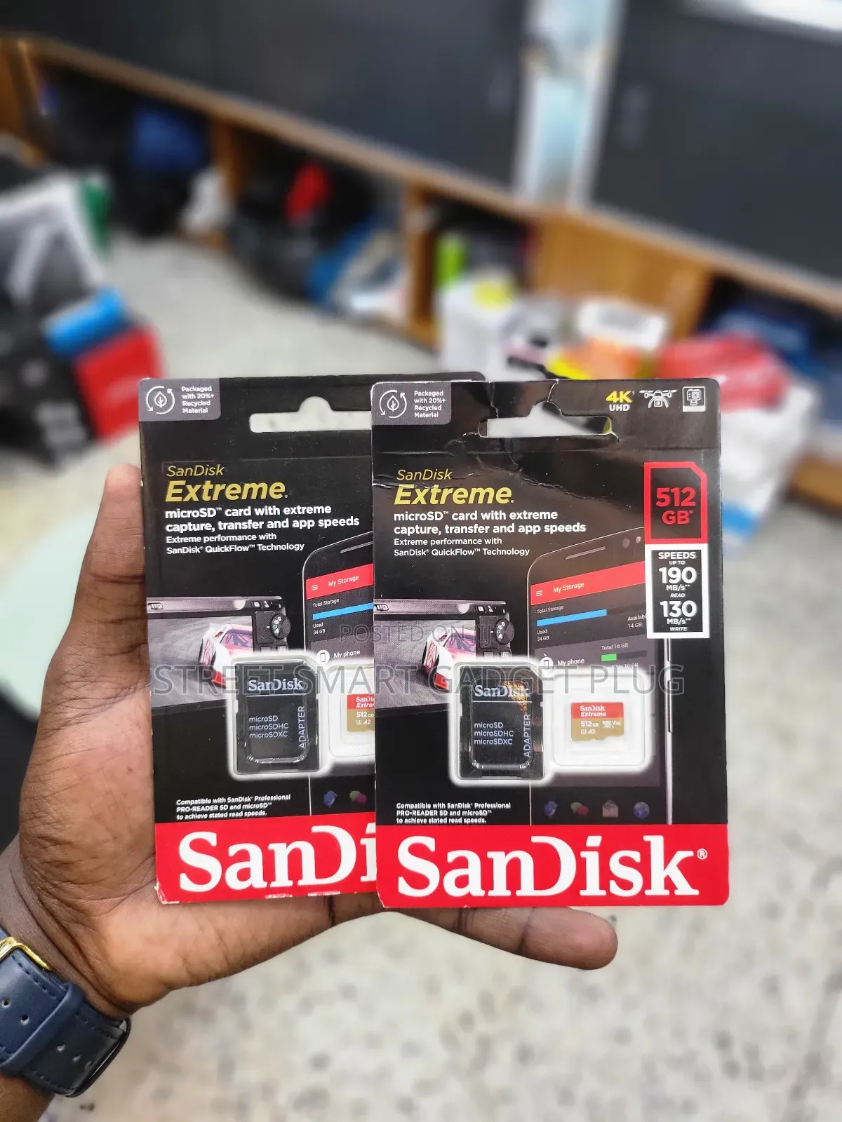 Gopro Sandisk EXTREME 512gb (190mb/S) Memory Cards