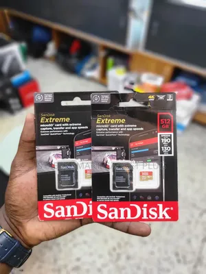 Gopro Sandisk EXTREME 512gb (190mb/S) Memory Cards