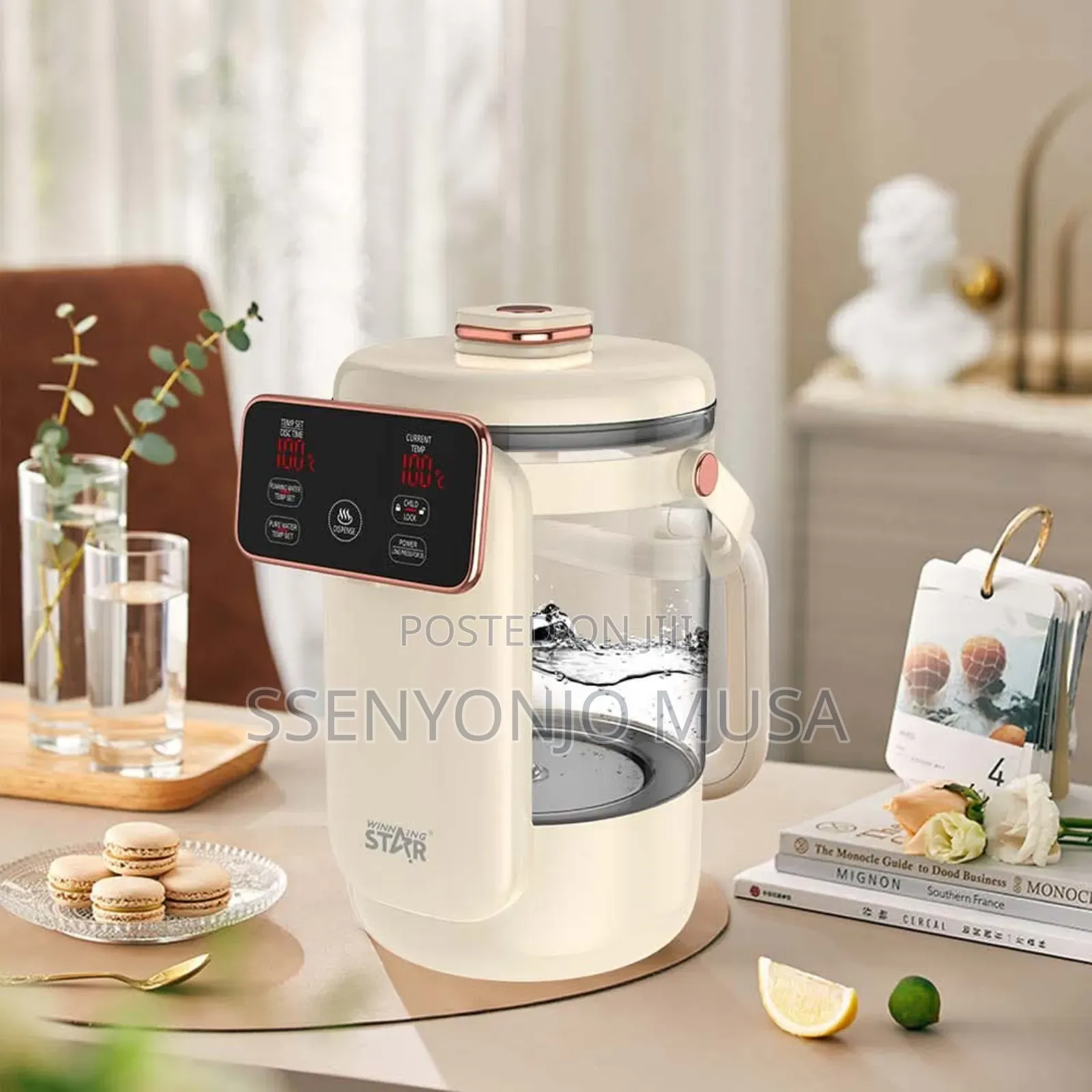 Winning Star Electric Kettle St-6033 Elegant 1350w Digital Screentouch