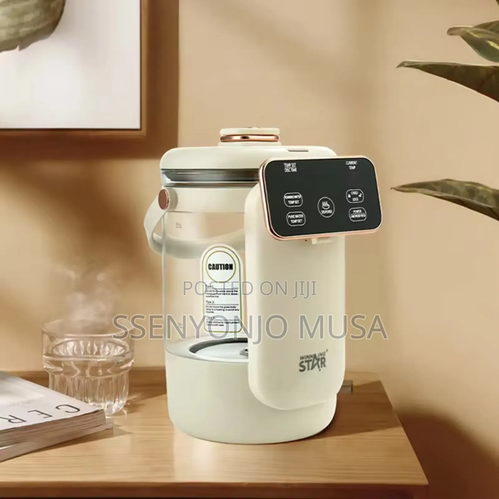 Winning Star Electric Kettle St-6033 Elegant 1350w Digital Screentouch