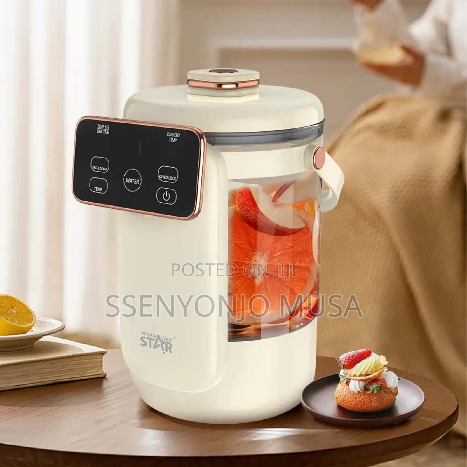 Winning Star Electric Kettle St-6033 Elegant 1350w Digital Screentouch