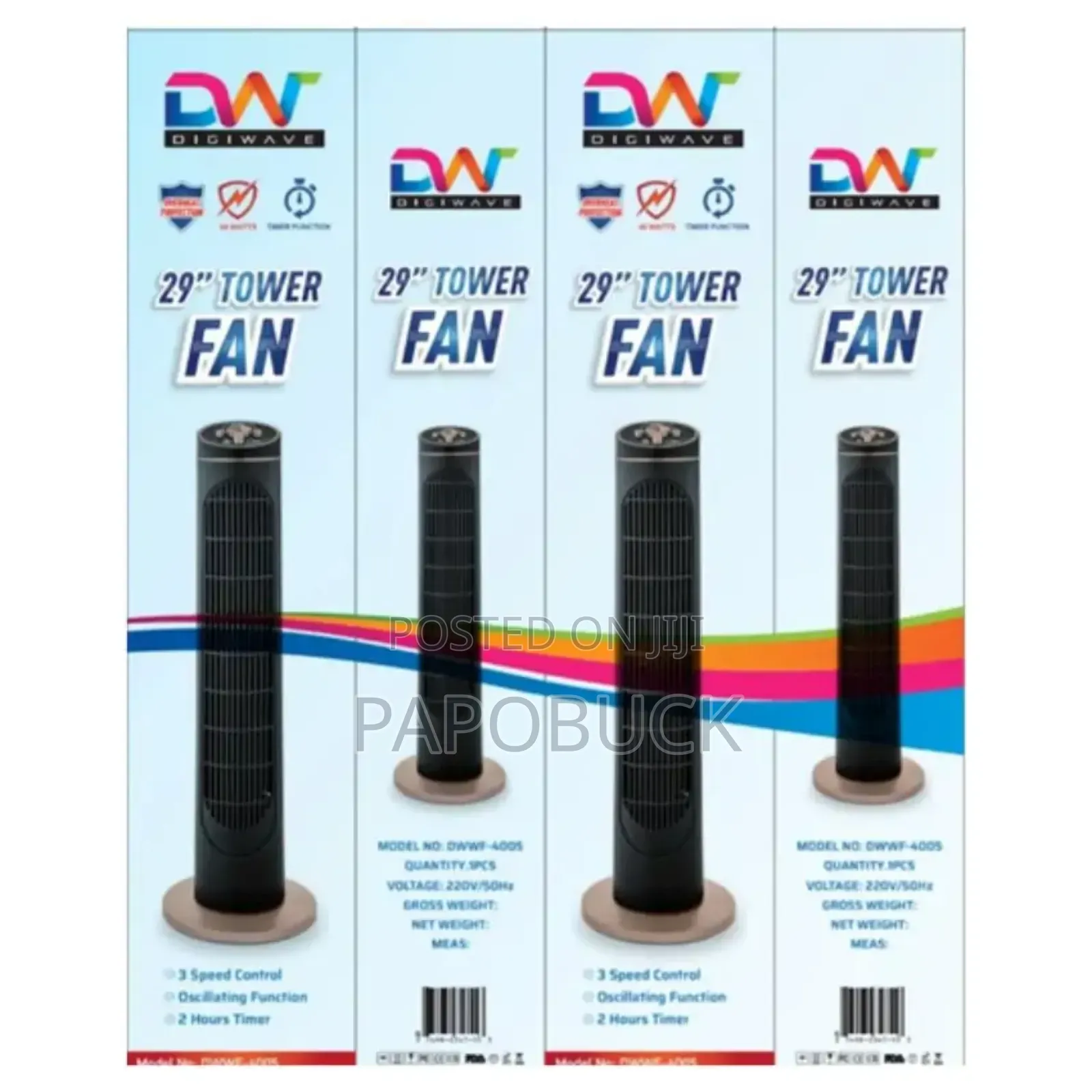 29" Tower Fan