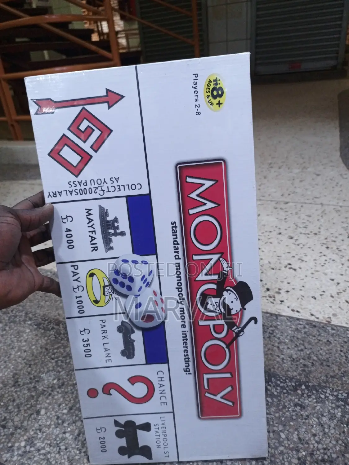 Foldable Monopoly Board Game