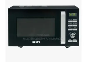 SPJ 20L Digital Solo Microwave Oven, Mirror Door, Black