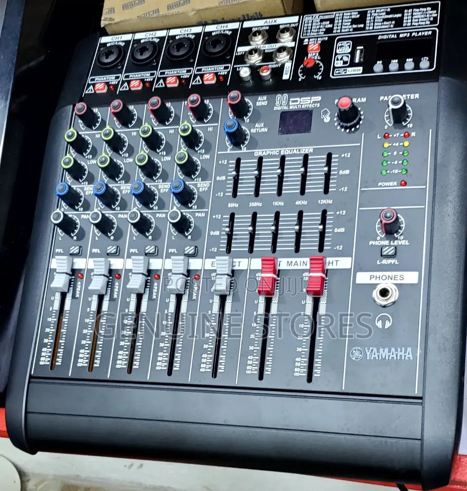Yamaha 4 Channel Amp Mixer