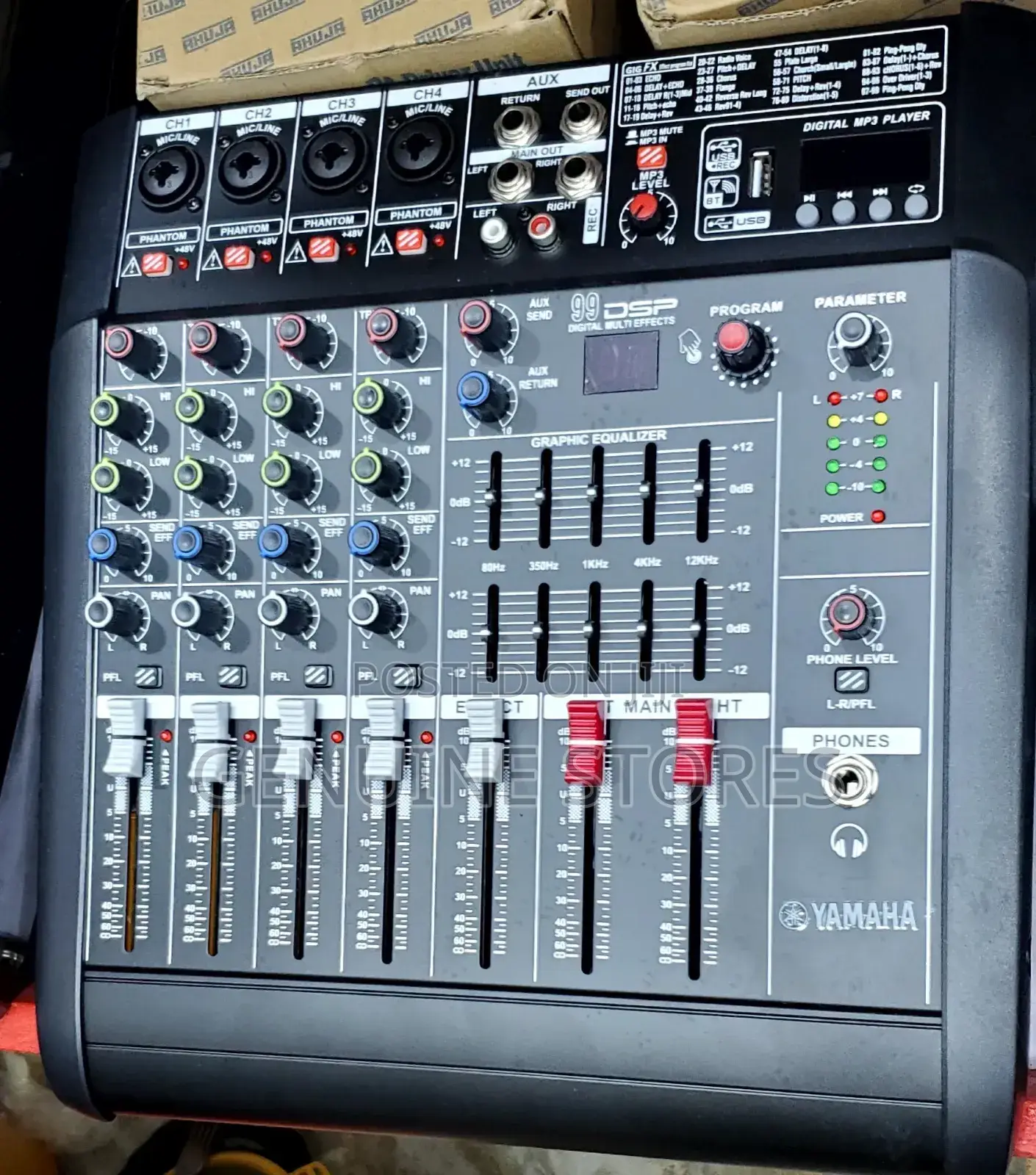 Yamaha 4 Channel Amp Mixer
