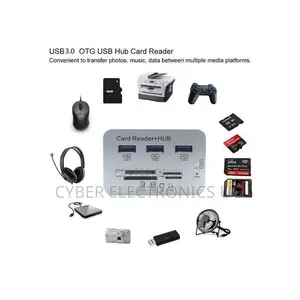 7 in 1 Usb 3.0 Combo Card Reader Hub Ultra Fast Speed