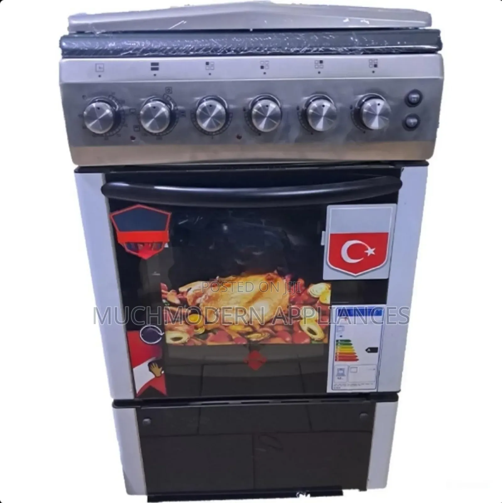 Klass 50×60 Cooker, 3 Gas + 1 Electric Oven (4TTE 5631 HI)