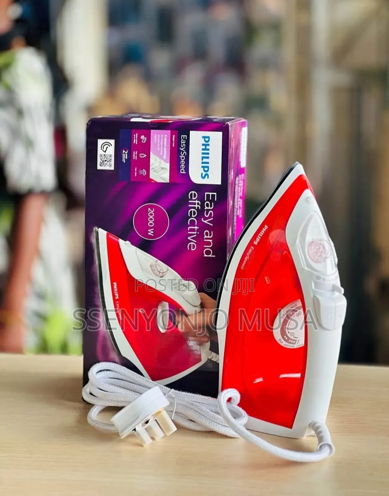 Philips Steam Iron 2000 Watts Easyspeed Gc1752/36 | Ceramic Sole-
